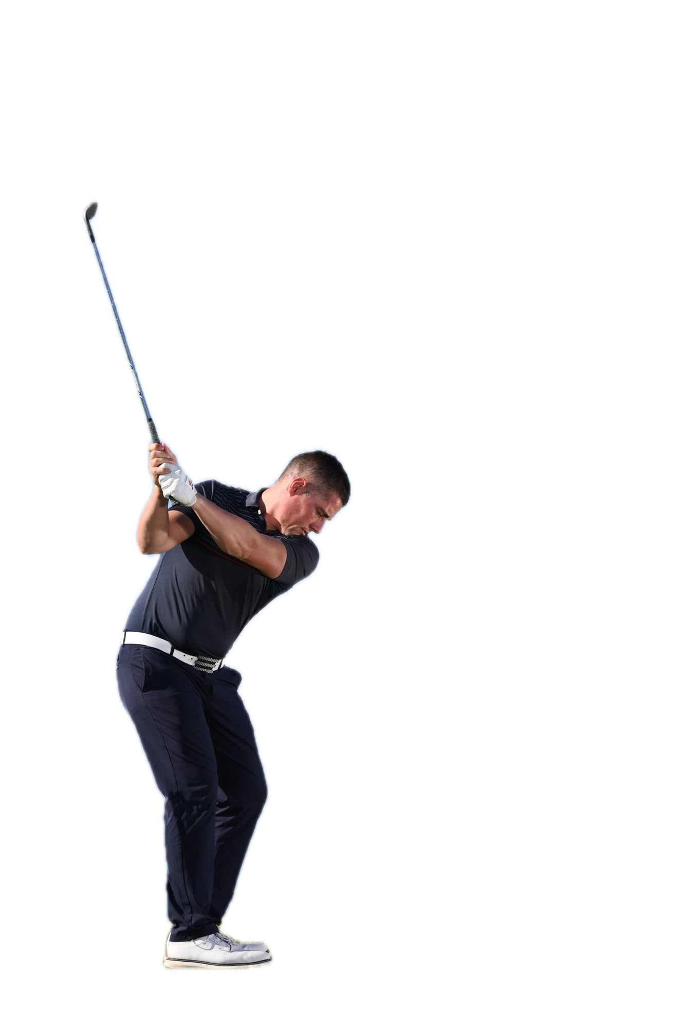 Mathieu Lamote en plein swing face à la mer