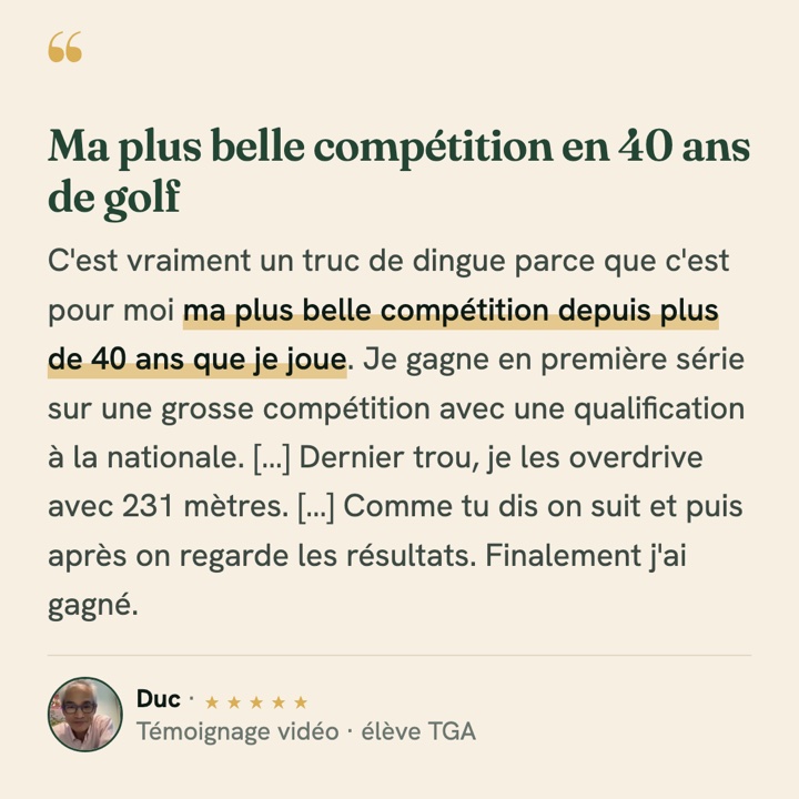 Carte témoignage, style Citation